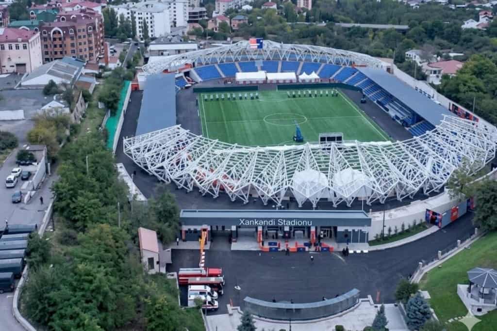 Xankəndi stadionu yay sonuna qədər tam istifadəyə veriləcək