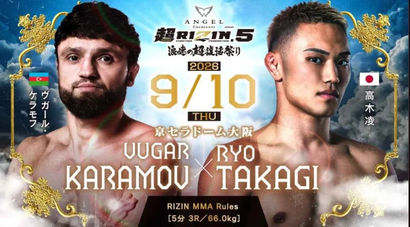Vüqar Kərəmov Ryo Takagi ilə döyüş öncəsi tərəziyə çıxdı